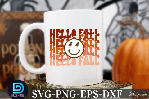 Hello fall, Hello fall SVG SVG DESIGNISTIC 