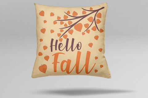 Hello Fall Pillow Bundle svg SVG zafrans studio 