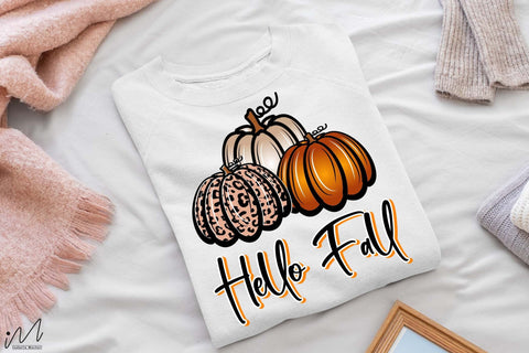 Hello fall png, Fall t shirt, Pumpkin t shirt, Fall cricut, Halloween t shirt, Fall png sublimation, Cut file, Pumpkin SVG Isabella Machell 