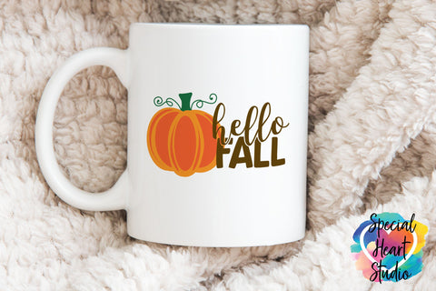 Hello Fall Pumpkin SVG Special Heart Studio 