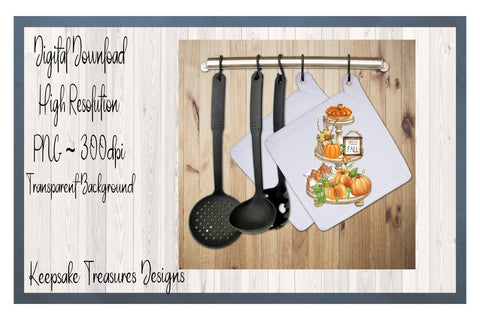 Hello Fall, Pumpkin Tiered Tray, Png Sublimation Design Sublimation Keepsake Treasures Designs LLC. 