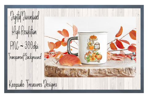 Hello Fall, Pumpkin Tiered Tray, Png Sublimation Design Sublimation Keepsake Treasures Designs LLC. 