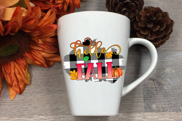 Hello Fall Sublimation- Autumn Sublimation Sublimation Happy Printables Club 