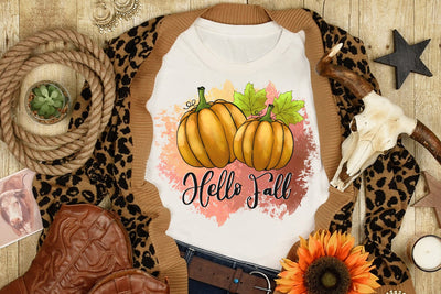 Hello Fall Sublimation Design Sublimation dapiyupi store 