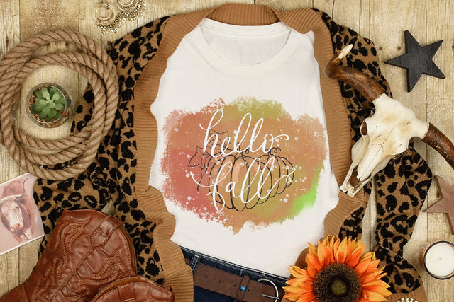 Hello Fall Sublimation Design Sublimation dapiyupi store 