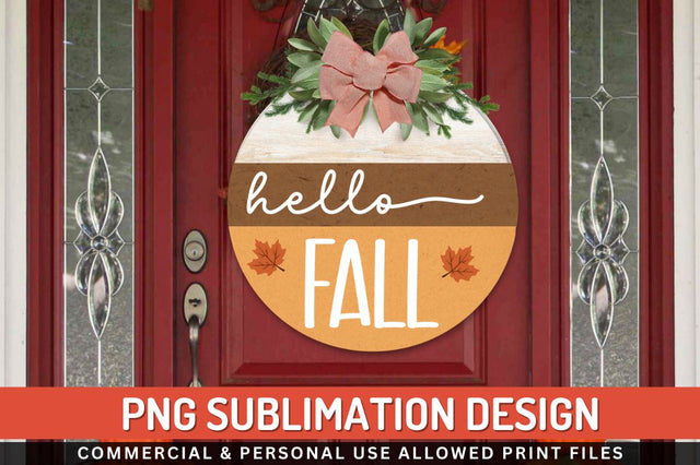 Hello fall Sublimation PNG Sublimation Regulrcrative 