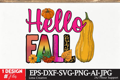 Hello Fall Sublimation Sublimation Insomnia Std 
