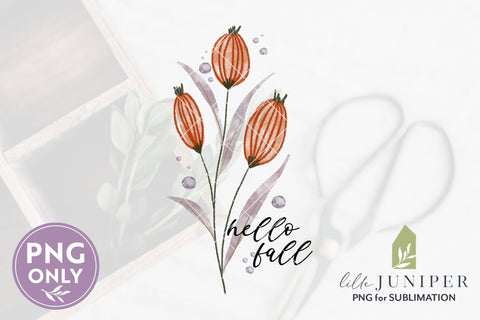 Hello Fall Sublimation Sublimation LilleJuniper 