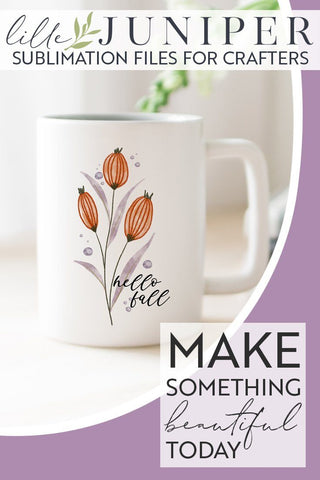 Hello Fall Sublimation Sublimation LilleJuniper 