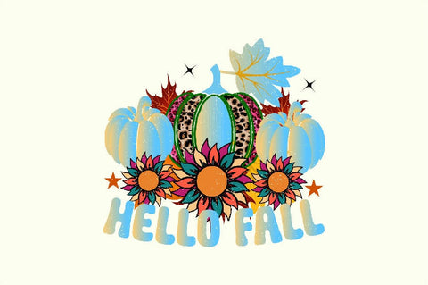 Hello Fall Sublimation SVGArt 