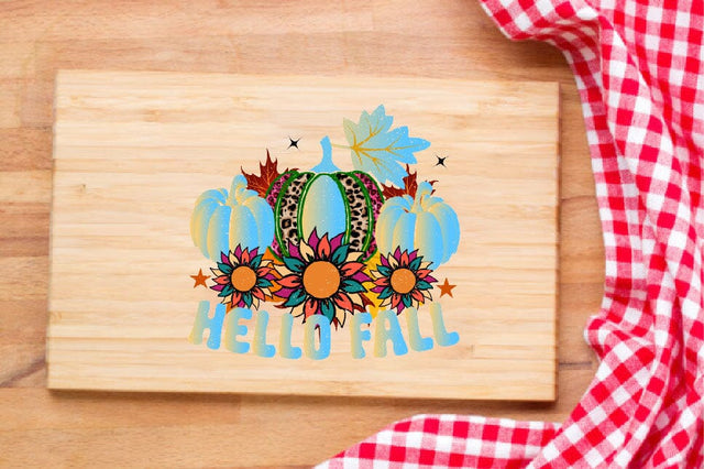 Hello Fall Sublimation SVGArt 