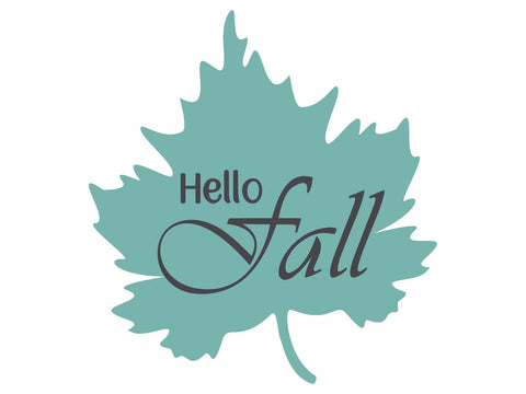 Hello Fall SVG | Autumn Leaf SVG | Hello Fall Clipart SVG Friendly Henry 