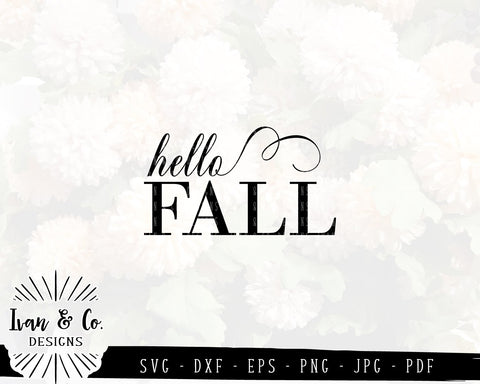 Hello Fall SVG Files | Autumn SVG (844503674) SVG Ivan & Co. Designs 