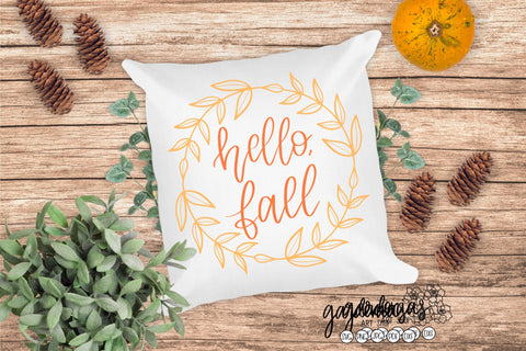 Hello Fall SVG Gardenias Art Shop 