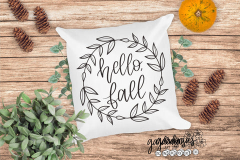 Hello Fall SVG Gardenias Art Shop 