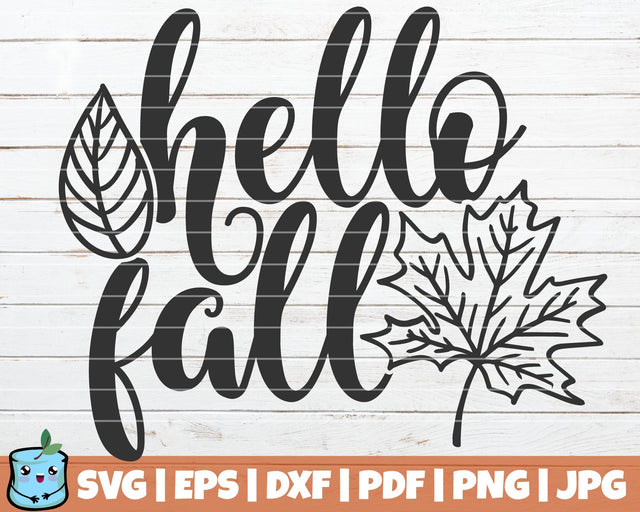 Hello Fall SVG MintyMarshmallows 