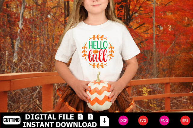 Hello Fall SVG Shahin alam 
