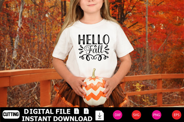 Hello Fall SVG Shahin alam 