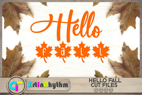 Hello fall svg SVG Artinrhythm shop 