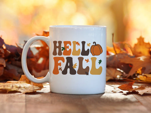 Hello Fall SVG SVG Caffeinated SVGs 