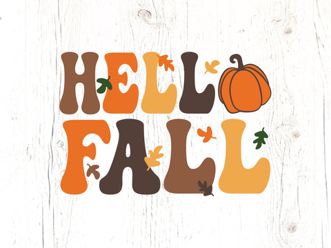 Hello Fall SVG SVG Caffeinated SVGs 