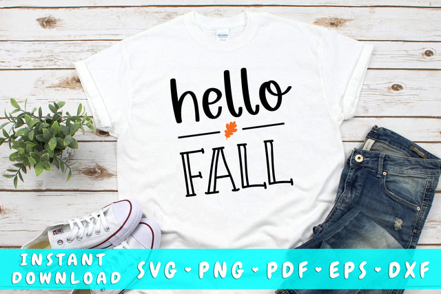 Hello Fall SVG SVG HappyDesignStudio 