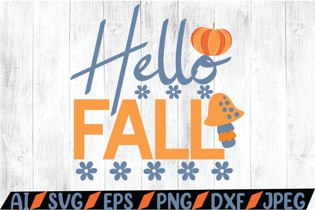 Hello Fall SVG SVG MStudio 