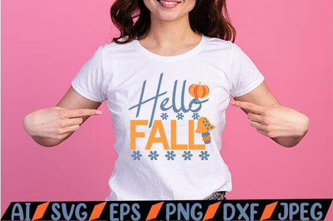 Hello Fall SVG SVG MStudio 