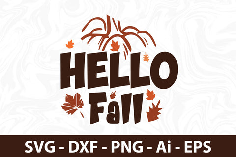 Hello Fall svg SVG orpitasn 