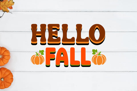 hello fall svg SVG Regulrcrative 