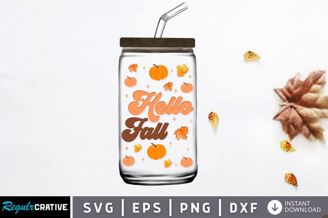 Hello fall SVG SVG Regulrcrative 