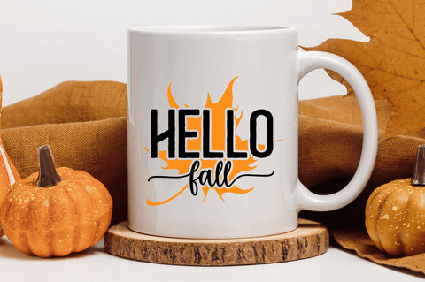 Hello fall SVG SVG Regulrcrative 