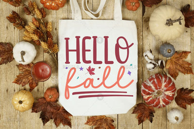 Hello fall SVG SVG Regulrcrative 