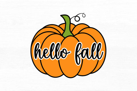 Hello fall SVG SVG Regulrcrative 
