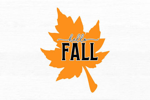 Hello fall SVG SVG Regulrcrative 