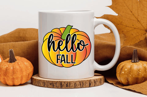 Hello fall SVG SVG Regulrcrative 