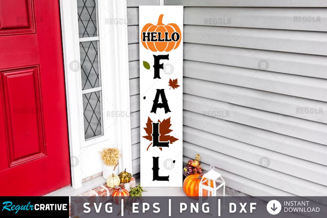 Hello fall SVG SVG Regulrcrative 