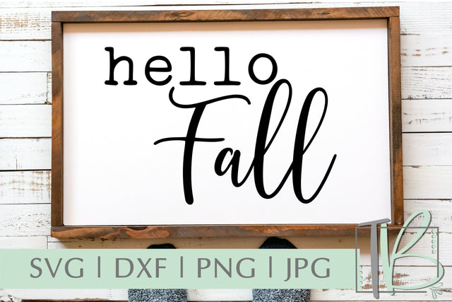 Hello Fall SVG SVG TB Designs 