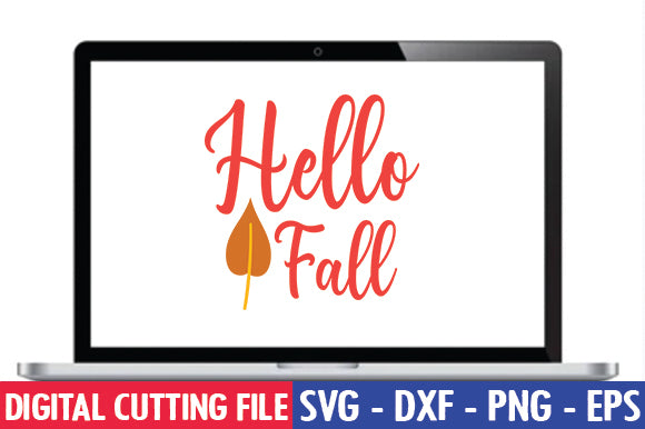 Hello Fall SVG SVG thesvgfactory 