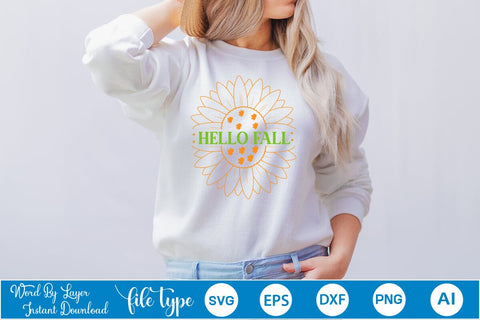 Hello Fall SVG SVGs,Quotes and Sayings,Food & Drink,On Sale, Print & Cut SVG DesignPlante 503 