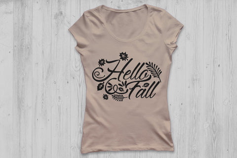 Hello Fall| Thanksgiving SVG Cutting Files. SVG CosmosFineArt 