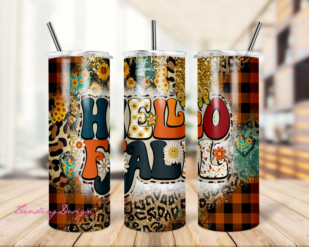 Hello Fall Tumbler Png,Autumn Tumbler,Fall Png,Fall Tumbler Png,Pumpkin ...