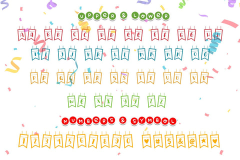 Hello Festive - Banner Font Font Dm Letter Studio 