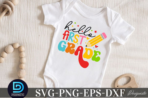 Hello Fifth Grade, Back to School SVG SVG DESIGNISTIC 