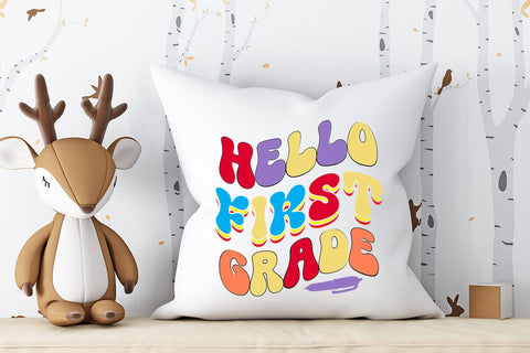 Hello First Grade Retro SVG SVG Rafiqul20606 