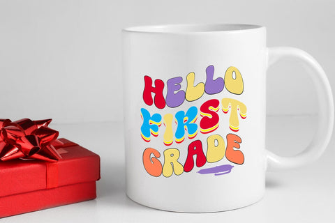 Hello First Grade Retro SVG SVG Rafiqul20606 