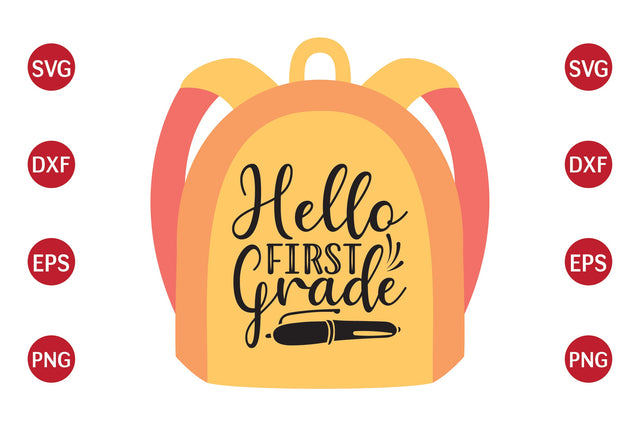 Hello First Grade SVG CraftlabSvg29 