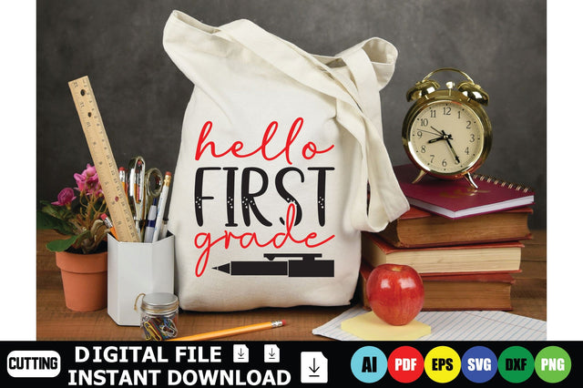 Hello First Grade SVG Shahin alam 