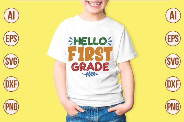 hello first grade svg SVG shah alam 
