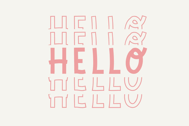 Hello Font Cotton White Studio 